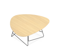 Kreativer Moderner Beweglicher Leichter Holz-Couchtisch mit Metallrahmen für Wohnzimmer und Heim