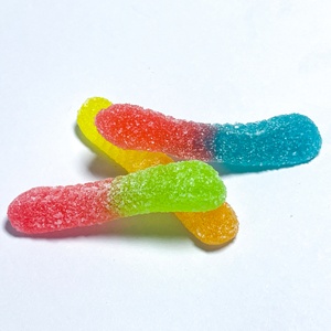 Bonbons Gélifiés Colorés en Forme de Vers, Bonbons Gélifiés aux Fruits, Snacks Gélifiés Personnalisés <span class=keywords><strong>Multi</strong></span>-Formes, Bonbons Gélifiés en Gros - Product Image 3