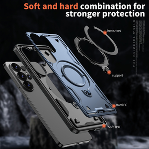 Coque de téléphone magnétique invisible pour Samsung S26 Ultra, coque de téléphone de luxe antichoc pour Samsung - Product Image 5