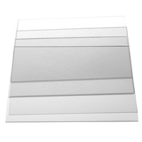 Feuille de PVC en plastique transparent rigide imperméable de bonne qualité 0.2-5mm