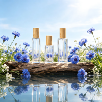 Botol Parfum Isi Ulang Kaca Premium Ramah Lingkungan Bentuk Persegi Panjang (30ml/50ml/100ml) dengan Pompa Semprot Berlapis Matte