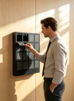 Système de casier à clés compact intelligent avec gestion des clés, paiement par carte, contrôle à distance et libre-service, fabriqué en Chine