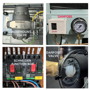 Refroidisseur d'eau de purification médicale industrielle Unité de refroidisseurs refroidis à l'eau de <span class=keywords><strong>mer</strong></span> HVAC avec moteur central et climatiseur moteur - Product Image 4
