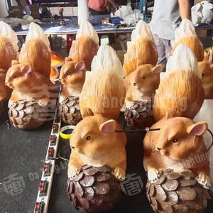 Lampe décorative Ip65 en forme d'écureuil pour l'éclairage des parcs et des pelouses, lumières à motifs festifs pour rehausser la décoration extérieure du jardin - Product Image 5