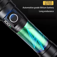 Lampe de poche américaine à forte luminosité 20W, recharge USB, lampe de poche d'urgence pour la maison, sac de charge
