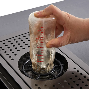 Dasen DS8245 Smart Stainless Steel Nano <strong>Step</strong> Dark Grey Sink <strong>Kitchen</strong> Waterfall <strong>Kitchen</strong> Sink With Cup Washer - Product Image 3