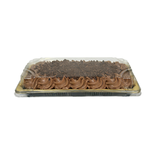 Bandeja Rectangular Pequeña para Alimentos, Pasteles, Galletas, Contenedor Desechable de Plástico PET Dorado con Tapa para Múltiples Usos, Venta al Por Mayor - Product Image 5