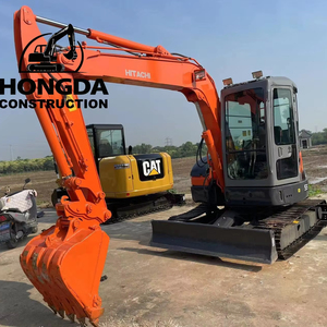 HITACHI รถขุดตีนตะขาบ ZX55ขนาดเล็กมือสองขุดดินเครื่องจักรเคลื่อนที่อยู่ในสภาพดี - Product Image 1