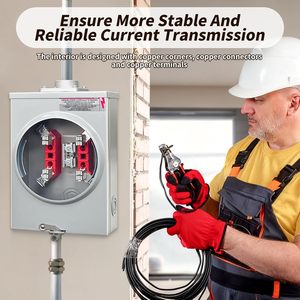 Presa per Contatore Elettrico Residenziale 125A / Base per Contatore Elettrico - Product Image 6