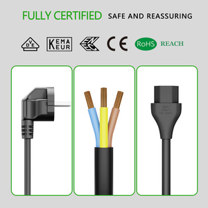 Cable de alimentación EEC 7/7 para electrodomésticos, cable de extensión OEM, C13 C14, excelente, <span class=keywords><strong>venta</strong></span> - Product Image 6