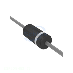 Manufacturer Channel EGP20GHE3/73 DO-204AC, DO-15, Axial Single Diodes Buy Online Electronic Components - Product Image 1