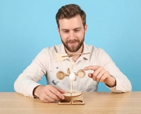 BRICOLAGE Test Direction Du Vent Assemblage Jouets pour Enfants Explorer La Nature Scientifique Modèle D'étude Kits Jouet Expérimental Au Niveau