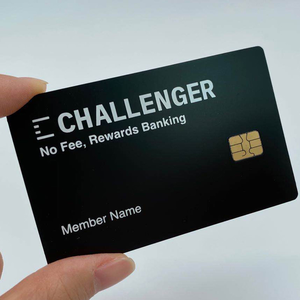 Fidelizzazione VIP personalizza la forma dell'angolo rotondo 4442 4428 chip nome carta d'identità oro - Product Image 2