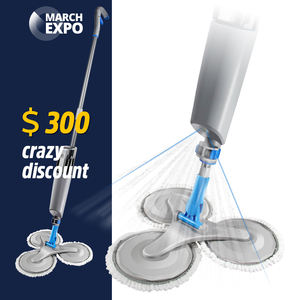 Madôme-serpillière <span class=keywords><strong>3</strong></span> en 1 en microfibre, nettoyage facile, spray magique plat, pour ménage - Product Image 1