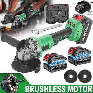 20V Battery Powered Angle With Brushless Motor 8100rpm Speed for Industrial and DIY Use Includes Grinding Wheel CA-20A-2 Brushle - Product Image 1