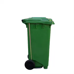 120lモバイル廃棄物およびリサイクルプラスチック大型ゴミ箱サプライヤー廃棄物ゴミ箱屋外ストリートゴミ箱