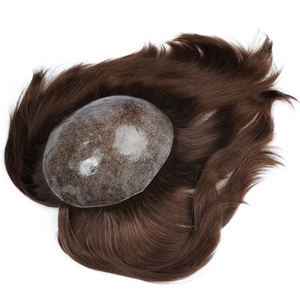 Pelucas de Cabello Humano con Base de Silicona Completa para Mujer, Sistema de Cabello con Toupee, Toupee para Mujer, Hecho a Medida en Fábrica - Product Image 1