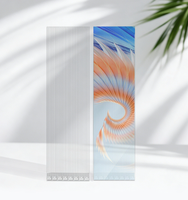 Écran LED holographique invisible P3.91 Muxwave avec protection IP65, taille personnalisable pour la publicité murale