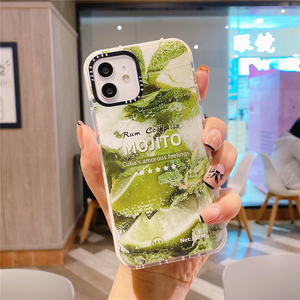 Funda de teléfono de TPU con impresión de cámara personalizada, cubierta a prueba de <span class=keywords><strong>golpes</strong></span> de doble Color para IPhone 12 6,<span class=keywords><strong>7</strong></span> - Product Image 2