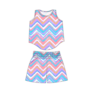 Set Estivo <span class=keywords><strong>per</strong></span> Bambini con Canottiera e Pantaloncini in Morbido Tessuto di Bambù, Abbigliamento <span class=keywords><strong>per</strong></span> Bambini Piccoli - Product Image 3