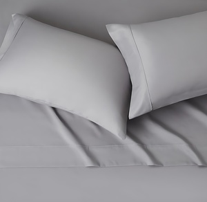 Bán Buôn Sang Trọng 100% Bông Tấm Ga Giường Thiết Lập Hiện Đại Mô Hình Rắn 200-1000 Chủ Đề Đếm Mềm Mại Thoải Mái Bộ Đồ Giường Cho Khách Sạn Nhà - Product Image 4