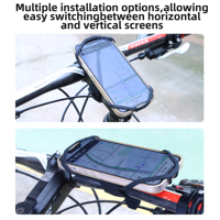 Soporte para Teléfono Celular con Rotación de 360 Grados y Antivibración para Bicicletas, Venta Caliente 2026, Soporte de Silicona Ajustable y Portátil para Teléfono de Bicicleta