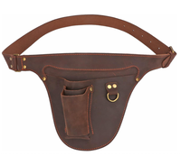 Étui de ceinture en cuir pour outils de jardinage et d'horticulture, pochette pour ciseaux et sécateur, pliable, pour camping et escalade