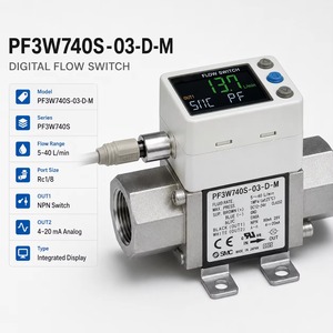 เซ็นเซอร์วัดการไหลของน้ำแบบดิจิตอล EPSMC PF3W รุ่น PF3W704 PF3W720 PF3W740-03/04-A/B/AT/BT-M - Product Image 1