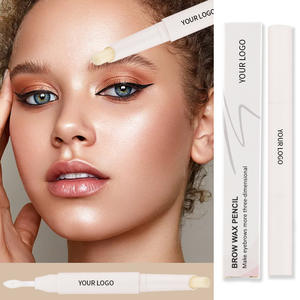 Wasserdichter, langlebiger 2-in-1-Klargel-Bleistift Augenbrauen-Make-up-Stift Doppel köpfiger 3D-Styling-Seifen-Augenbrauenwachs stift - Product Image 3