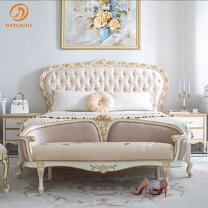 Adboard bọc LED ánh sáng kệ hình ảnh thiết kế hiện đại vua Kích thước sang trọng GIƯỜNG KHUNG phòng ngủ phòng khách sạn ngủ thư giãn giường - Product Image 1