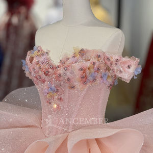 ชุดเดรสงาน Quinceanera ผ้าชีฟองระยิบระยับ ป้องกันไฟฟ้าสถิตย์ รุ่น Dy6878-2 ประดับด้วยลูกปัดและเลื่อมหรูหรา ทรงบอลกาวน์ สำหรับงานฉลองอายุ 15 16 ปี - Product Image 3