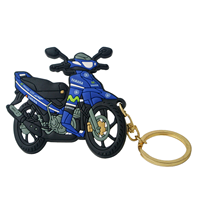 Gantungan Kunci PVC Logo Kustom Grosir Desain Gantungan Kunci Silikon Lembut Hadiah Souvenir Promosi yang Dipersonalisasi dengan Kemasan Kustom