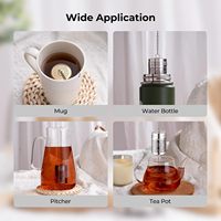 Infuseur à thé en forme de sachet en acier inoxydable 304 à mailles fines, accessoires de thé, filtre à café, pour thé en vrac de cuisine