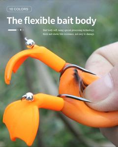 เหยื่อปลอมล่อตกปลาแบบอ่อน, <span class=keywords><strong>ใบพัด</strong></span>ฟลิปเปอร์ท็อปวอเตอร์พลาสติกเป็ดลอยน้ำสำหรับปลามาร์ลินเหยื่อปลอม - Product Image 3