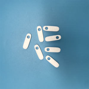 Bandes de coton absorbant en fibre de polyester en gros, ovales avec trou pour diffuseur <span class=keywords><strong>d</strong></span>'arômes - Product Image 2