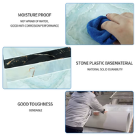 Fournisseur direct d'usine, artisanat de dorure, vente en gros de panneaux décoratifs muraux en PVC flexible effet marbre avec revêtement UV