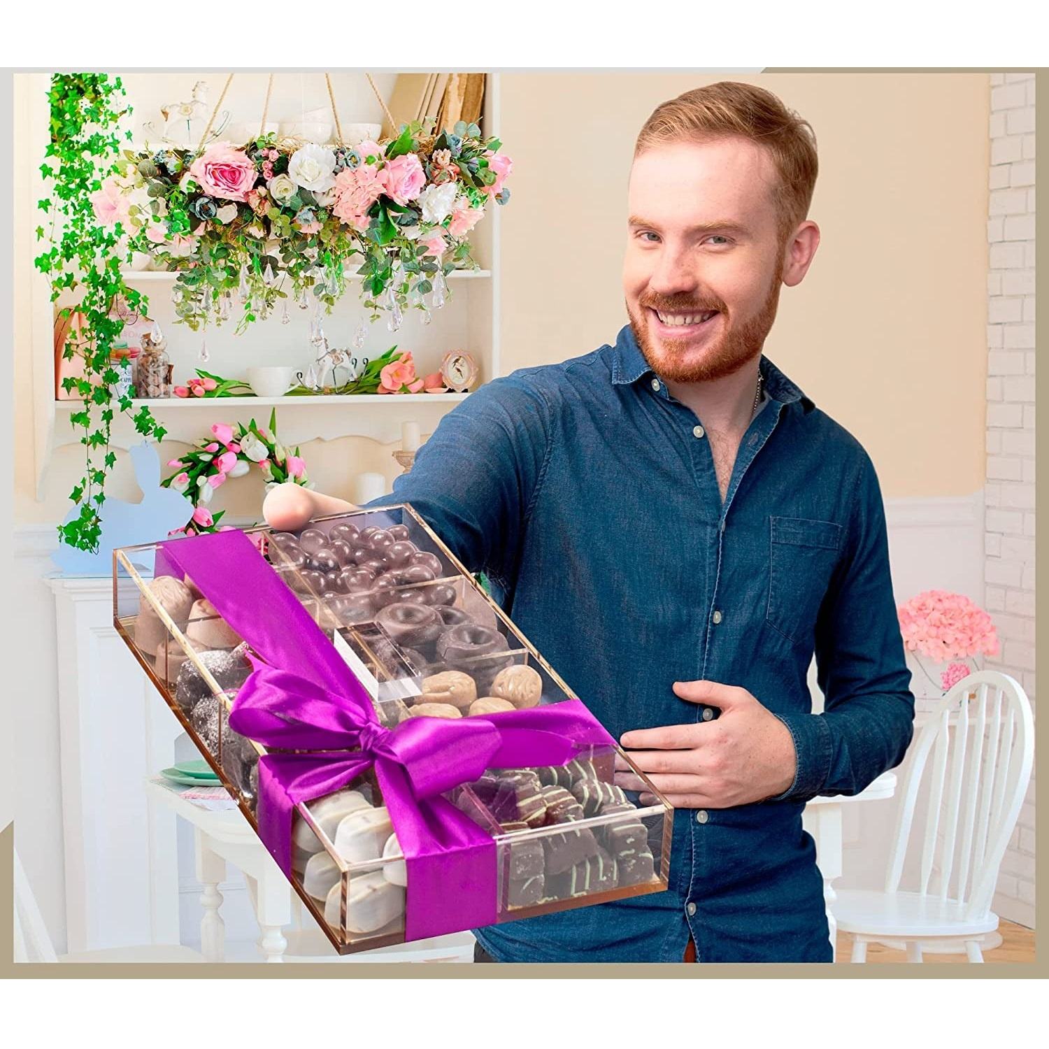 50 Piedini Autoadesivi In Gomma Trasparente Per Ante Di - Foto 4