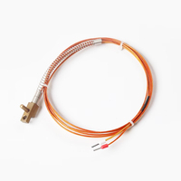Thermocouple à broches HUADONG disponible avec deux options de câblage : blindage en polyimide et blindage en fibre de verre K/E/J