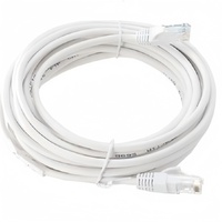 Kabel patch cord jaringan ethernet RJ45 8P UTP Cat 6, kabel data komunikasi Cat6, ukuran 1m, 2m, 3m, 5m, dan 10m,  dibuat khusus pabrik.