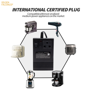 200VA điện áp chuyển đổi biến áp AC220V đến 110V bước xuống du lịch Power Adapter - Product Image 5