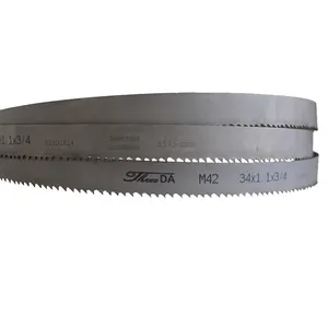 Carbide Band Saw Blade Bimetal Band Saw Blade For Metal Saw Blades High-speed Steel For Cutting Alloy Steel M42 0.60mm OEM 24