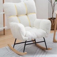 Fauteuil d'appoint confortable de style nordique Wabi-sabi pour salon, balcon, ou comme chaise d'appoint de canapé paresseux – Offre spéciale