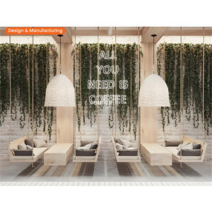 Rak kedai kopi kayu ide dekorasi kustom Cafe <span class=keywords><strong>Store</strong></span> rak pajangan toko kopi mebel toko ritel - Product Image 1