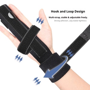 Vollständige Triggerfinger-Schiene <span class=keywords><strong>Hand</strong></span>- und Handgelenkstütze Verstellbare Verriegelung Geradehalter Behandlungsschiene - Product Image 5