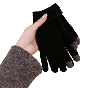 Men Women Winter Ski <b>Gloves</b> Warm Full Finger Jacquard Breathable Windproof Polyester Blend Elastic <b>Touchscreen</b> Cycling Sports - Product Image 2
