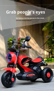 2〜4歳、3〜12歳の子供のための新しいデザインのリモコンバッテリーオートバイプラスチックライドオンユニセックス玩具 - Product Image 6