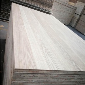 Taizhongwood <strong>35mm</strong> block board natural red oak veneer for furniture door and etc laminated wood boards <strong>/</strong> - Product Image 4