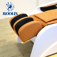 Lit de spa capillaire et fauteuil de massage MOOLIN de qualité professionnelle avec fonction électrique, en cuir PU, lit de massage thaïlandais pour shampoing, idéal pour l'hôtellerie