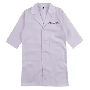 Set di uniformi professionali per scrub in Spandex infermiera con Design stampato camicie uniformi per infermiere con bottoni sul davanti