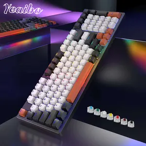 Vx jeu sans fil razer win chine gros clavier al interrupteur bleu pourcentage de négociation teclador clavier de jeu arc-en-ciel mobile